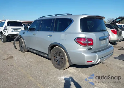 2018 Nissan Armada Platinum from USA, damaged, VIN JN8AY2NF4J9331493